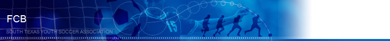 South Texas Youth Soccer Association banner